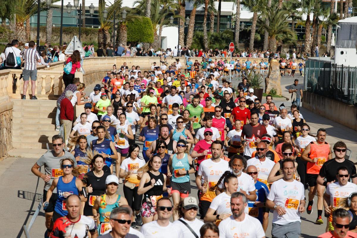 Imagen de archivo de la Ibiza Marathon en Santa Eulària.