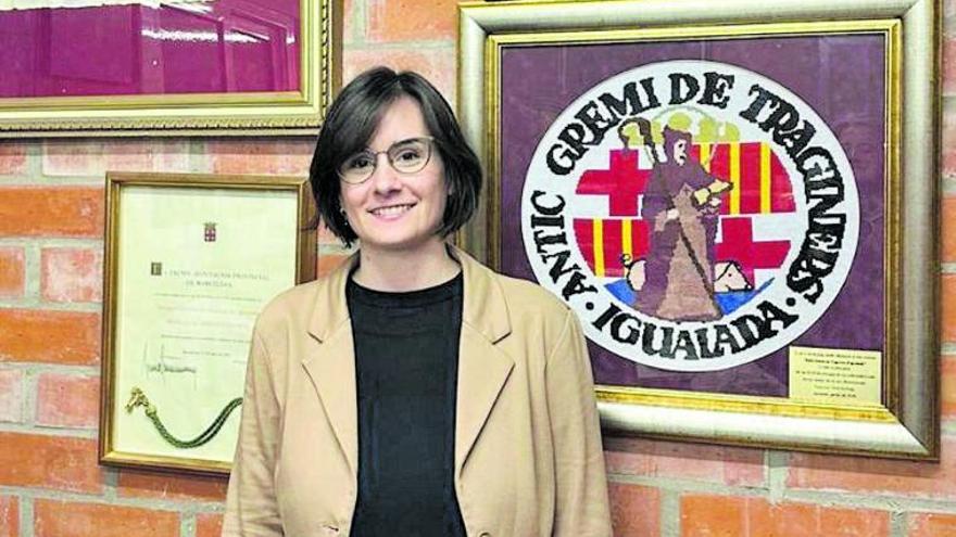 Montserrat Argelich, presidenta de l’Antic Gremi de Traginers d’Igualada: «Al principi va costar acceptar un lideratge femení»