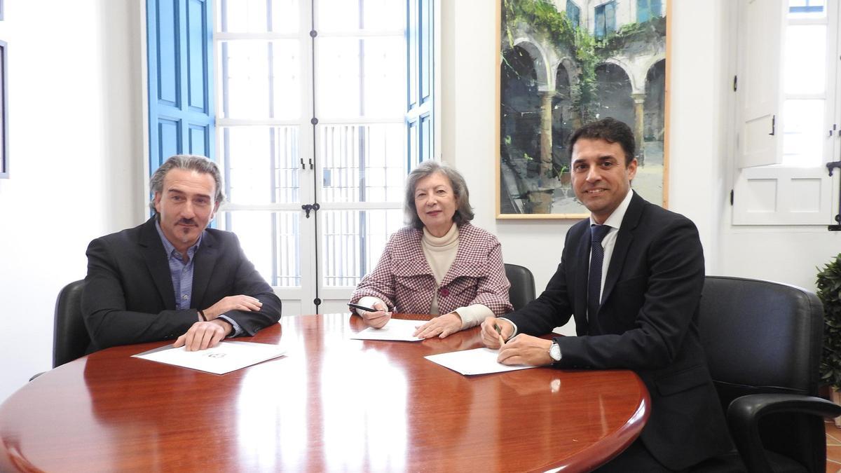 Firma del convenio.