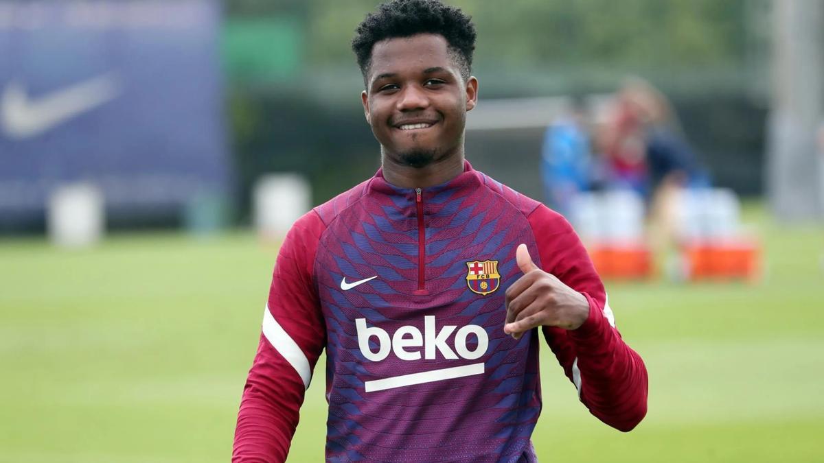 Ansu Fati, de vuelta en el Barça