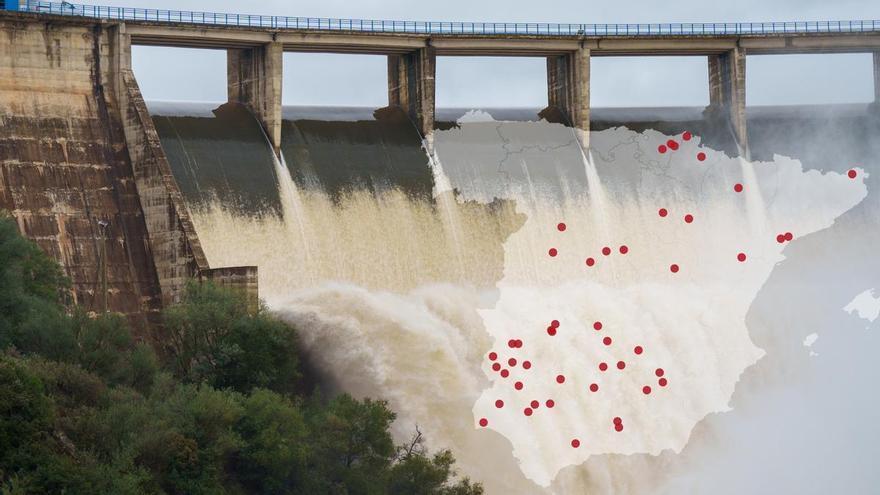 Situación sin precedentes: 47 embalses de España alcanzan el lleno total tras las intensas lluvias