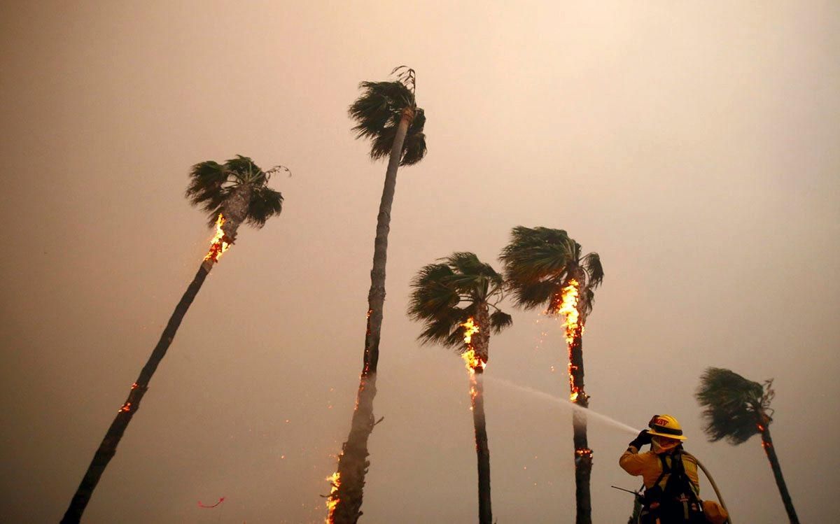 El devastador incendio de California en imágenes