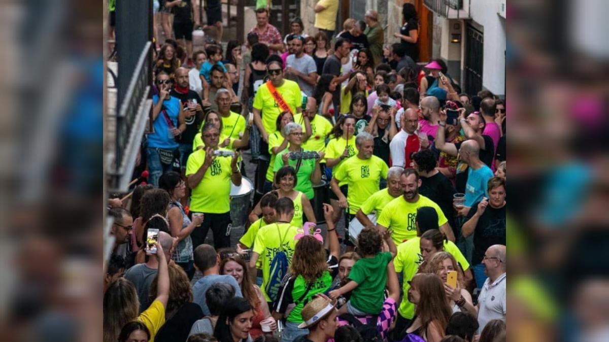 Foto de archivo de un acto de las fiestas de agosto de Morella.