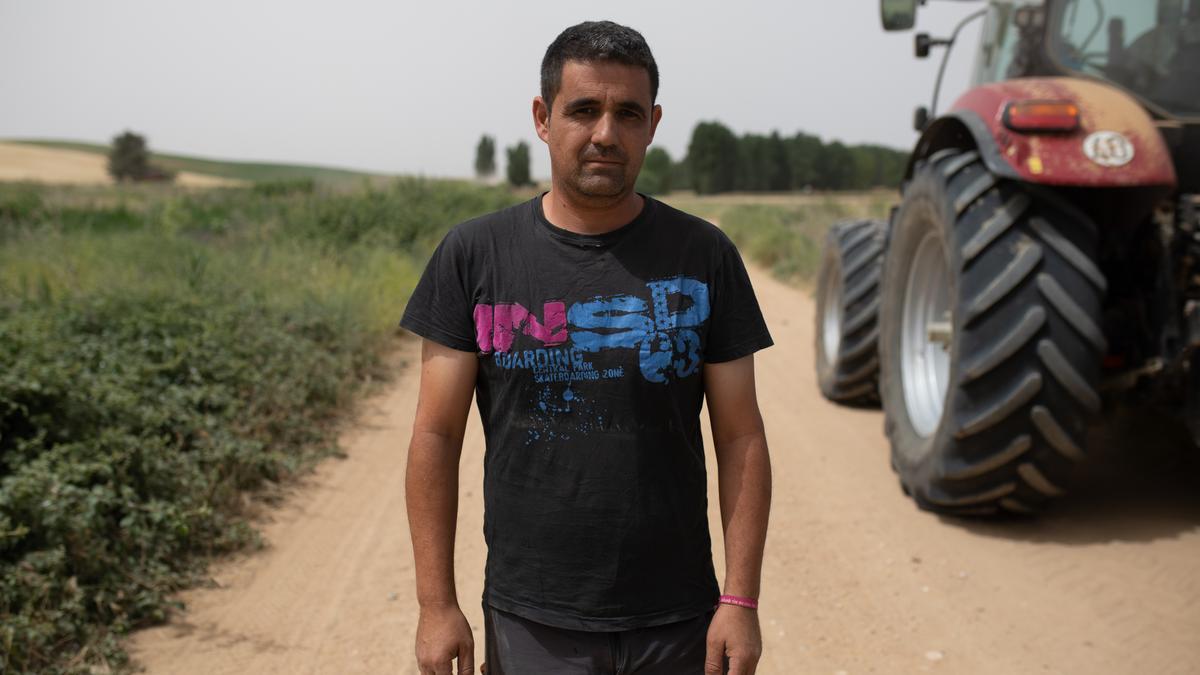 Rubén Hilario, agricultor de La Bóveda de Toro