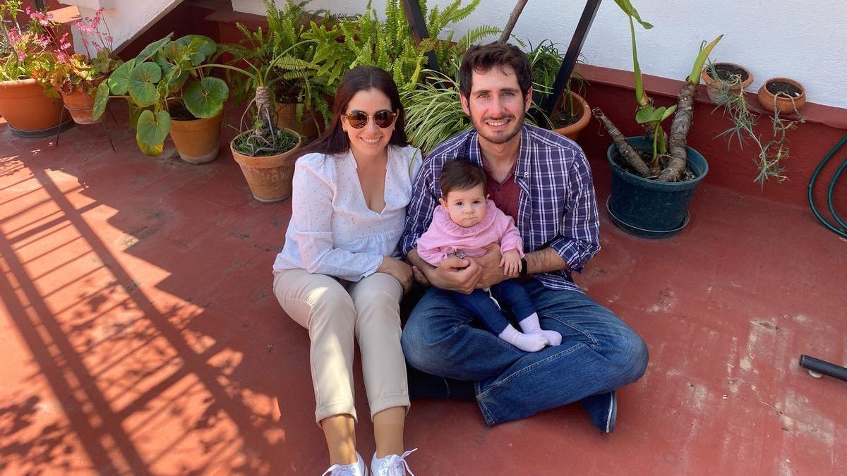 Ona Botella Martínez, la bebé que nació con la dana.