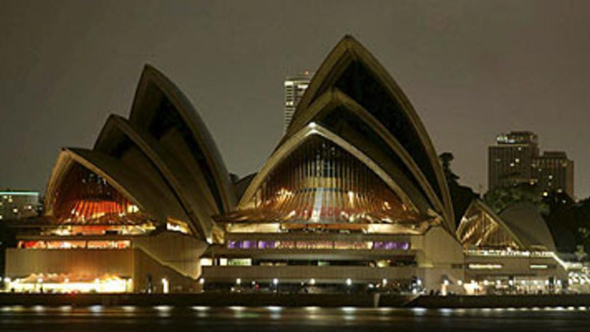 La Ópera de Sydney, se ha adherido a la 'Hora de la Tierra'.