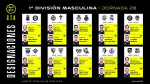Estos son los árbitros de la jornada 28 de La Liga.