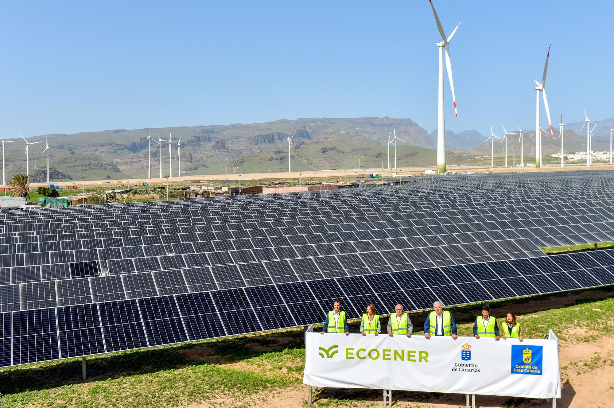 Inauguración del mayor complejo de generación de energía renovable de Canarias