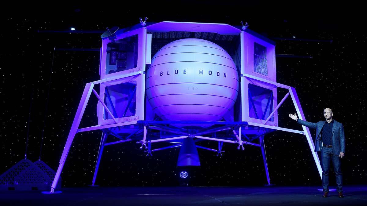 Esta es 'Blue Moon', la nave con la que Jeff Bezos quiere llevar turistas a la luna