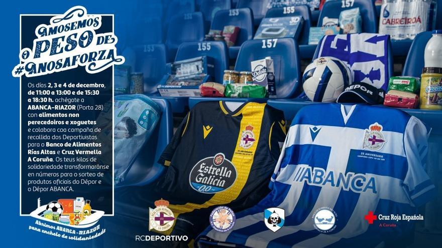 Campaña de juguetes solidarios del Deportivo.