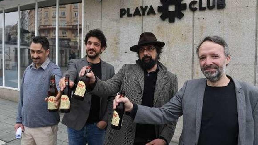 Carlos Landeira, Víctor Mantiñán, Pablo Rega, José Víctor Carou.