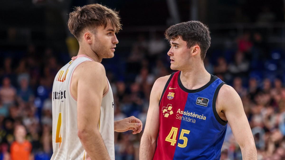 Raul Villar and Rafa Villar agreed at Barça - Hípos Lleida de Liga Endesa