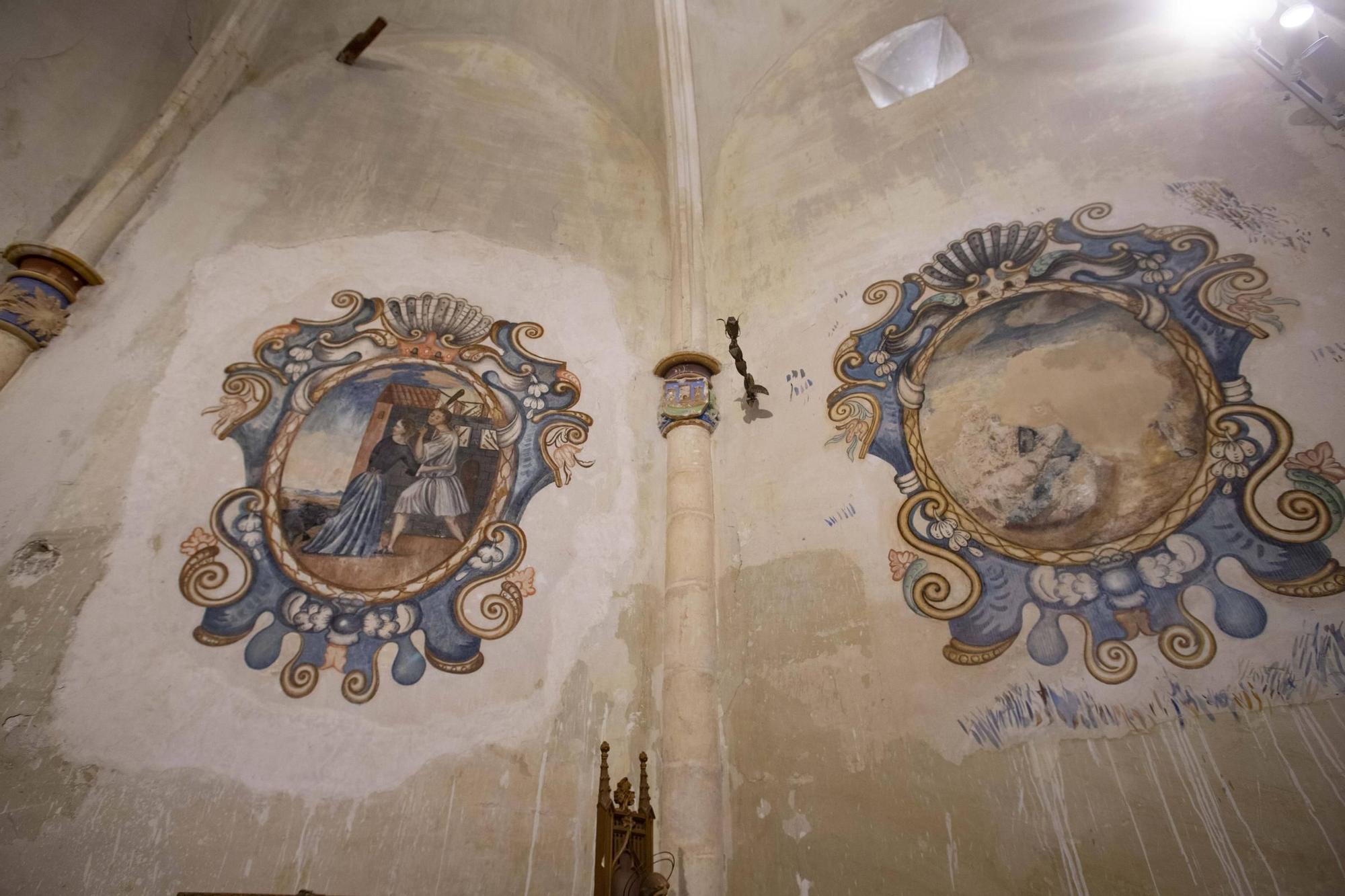 En busca de la financiación para restaurar las pinturas de la ermita de Sant Antonio en Bocairent