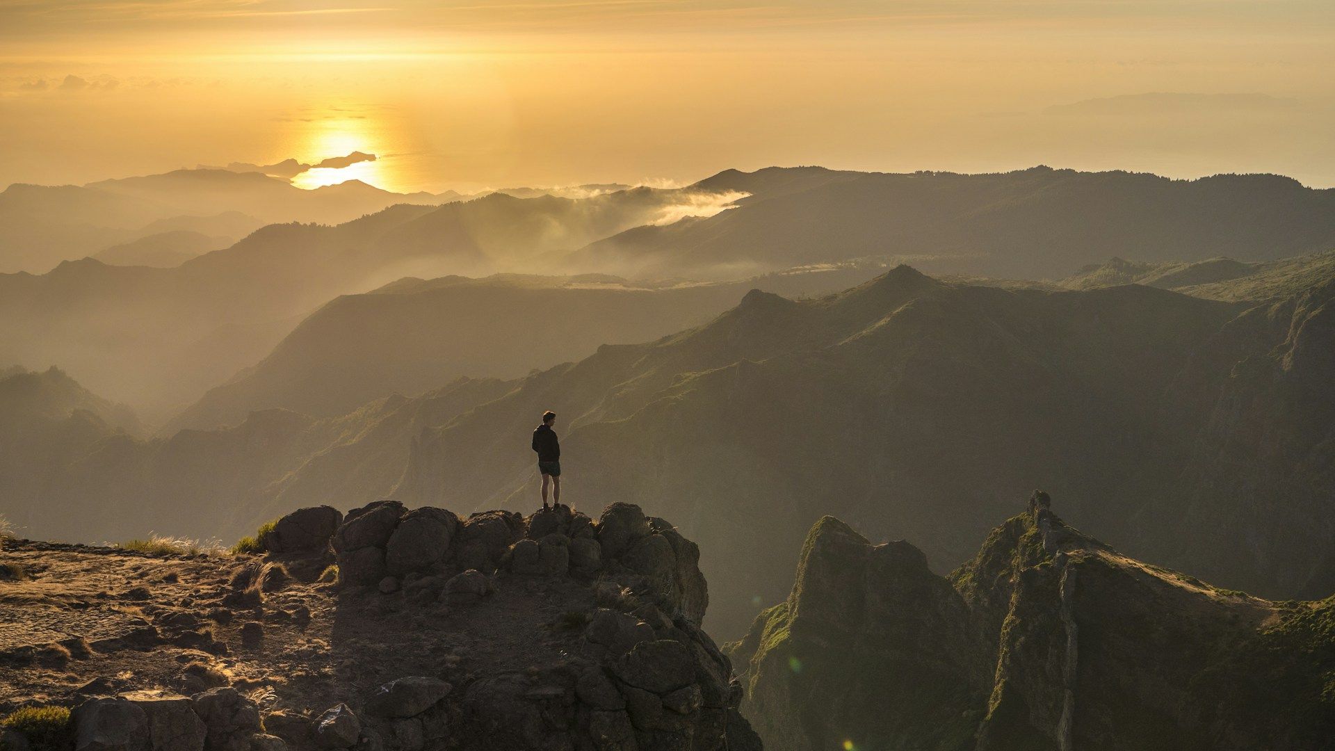 Las vistas desde Pico do Arieiro en Madeira