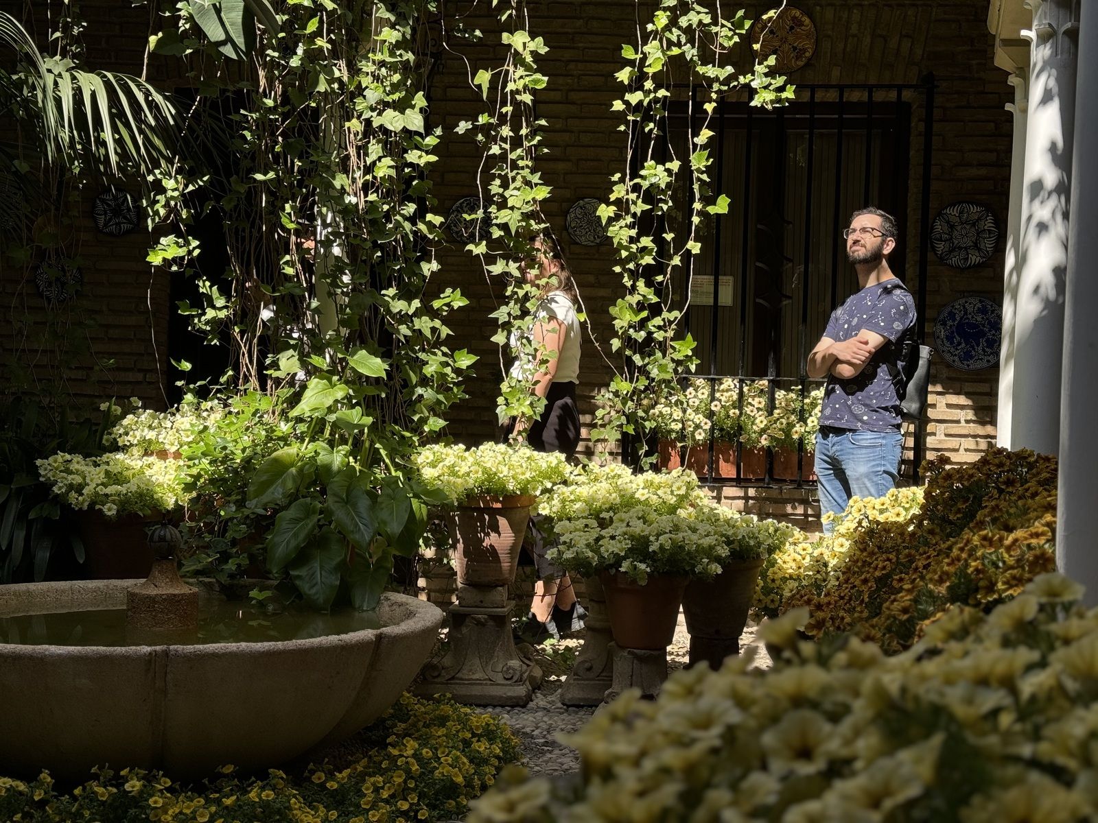 Ambiente en el último sábado de Patios