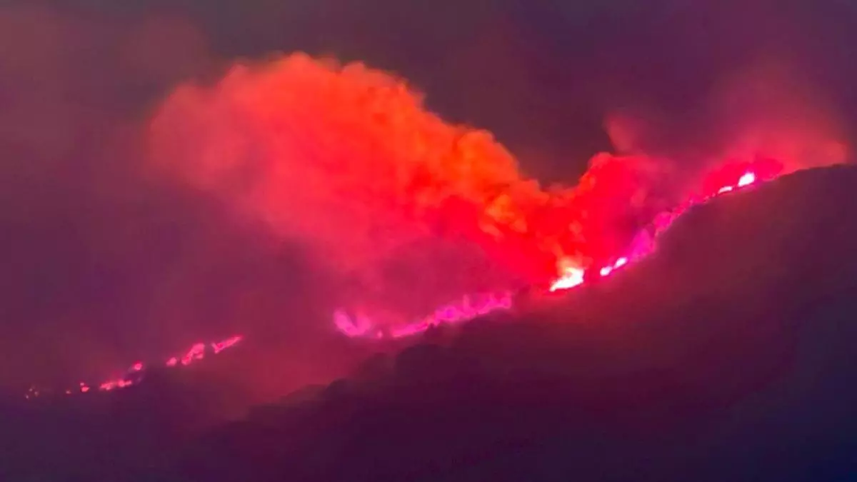 Vídeo: Incendio declarado en la Serra d’en Galceran