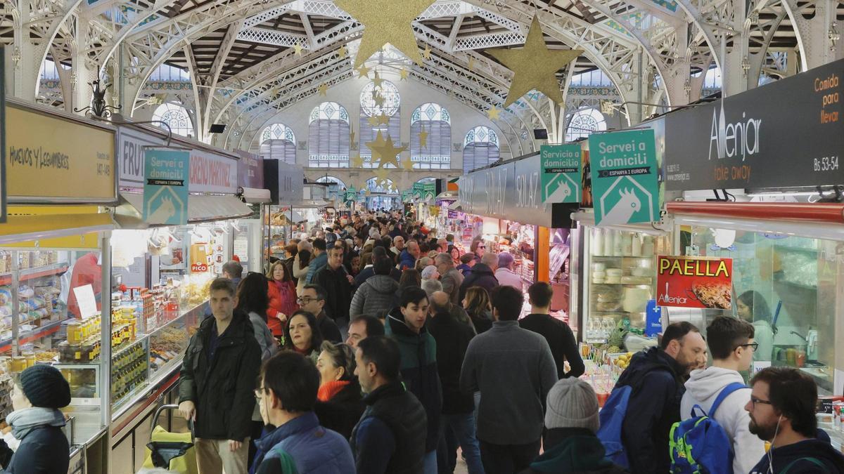 El Mercado Central ya esté en plena campaña de Navidad