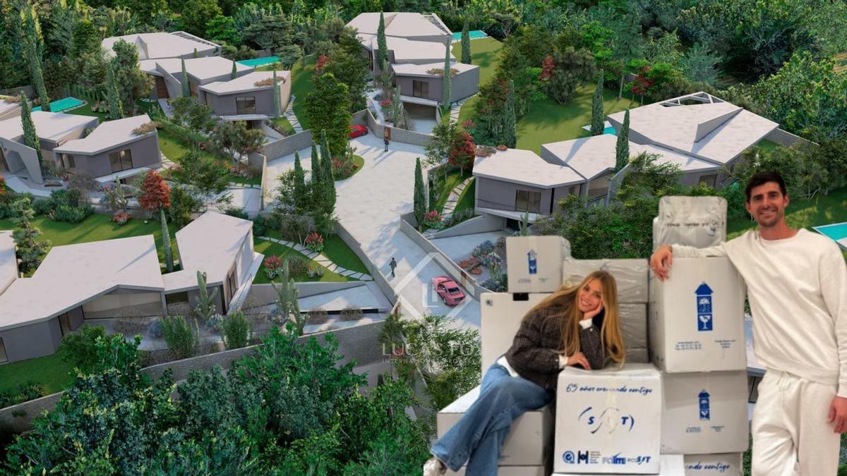 El barrio en el que se ha instalado Thibaut Courtois junto a su mujer e hijos