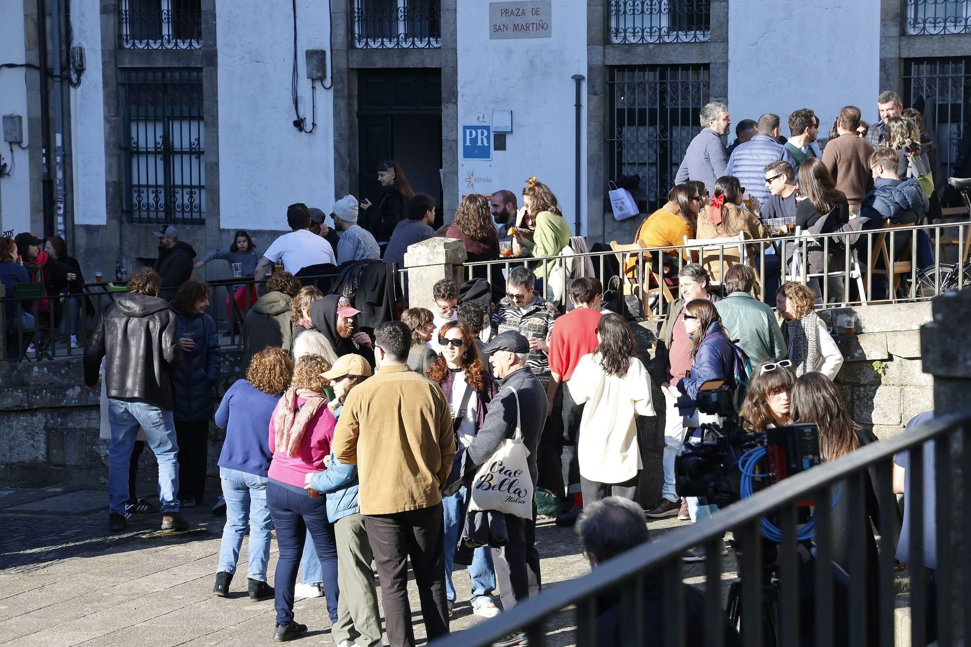 "Festa rachada" en Santiago: los compostelanos se preparan para el fin de año