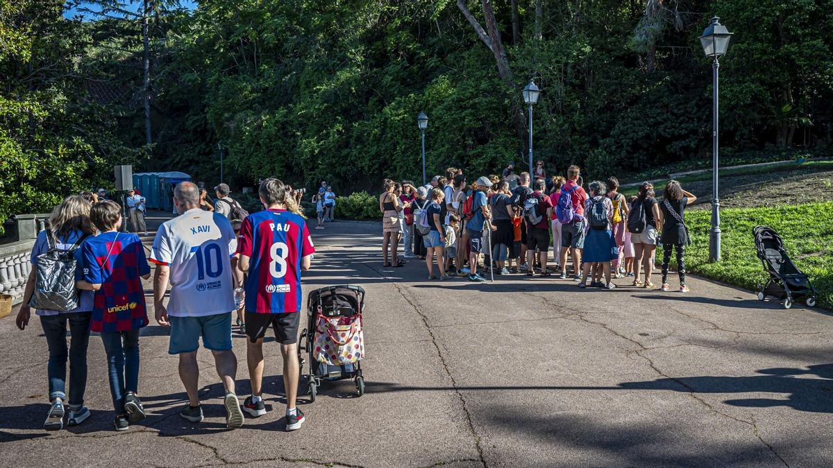 Barça versus Mercè: el fútbol se impone a la fiesta en la montaña de Montjuïc