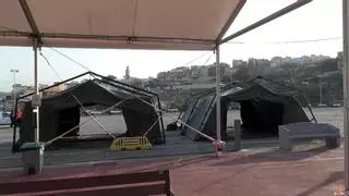 Así es el primer centro provisional para los inmigrantes llegados a Ceuta