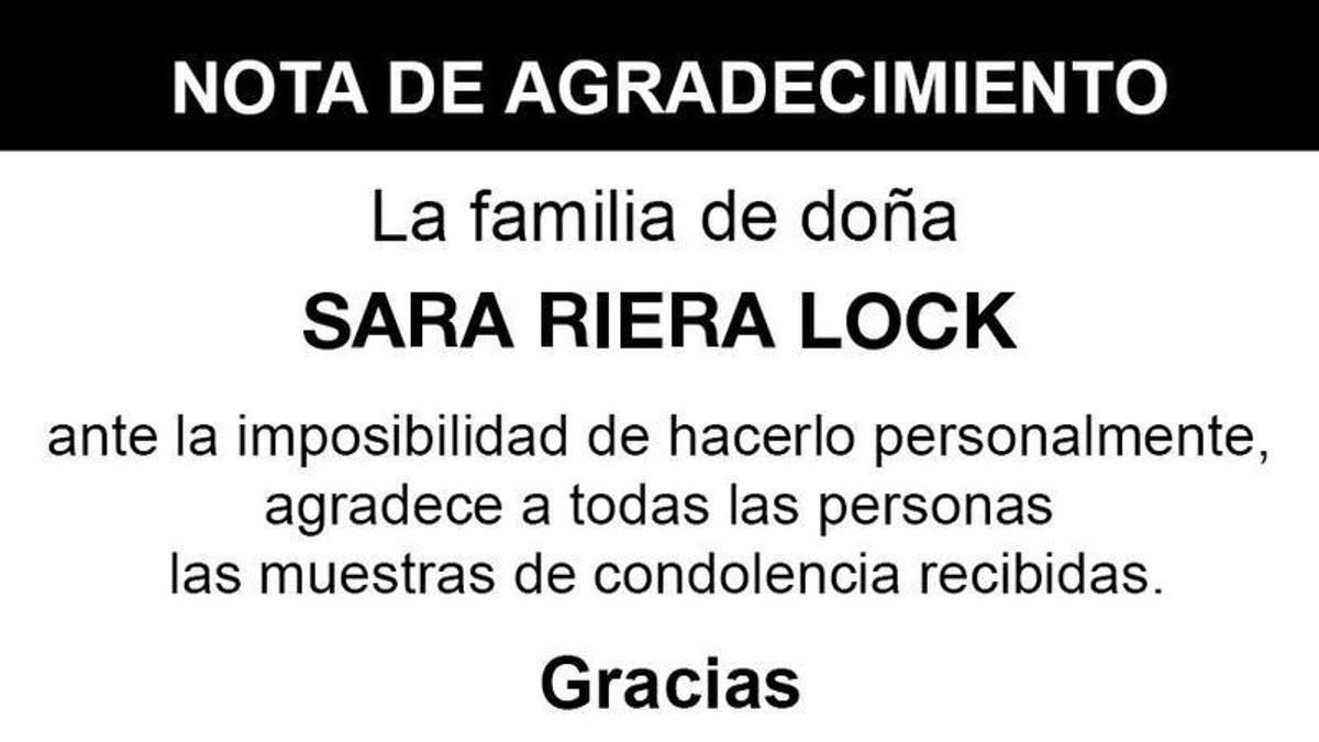 Nota Sara Riera Lock