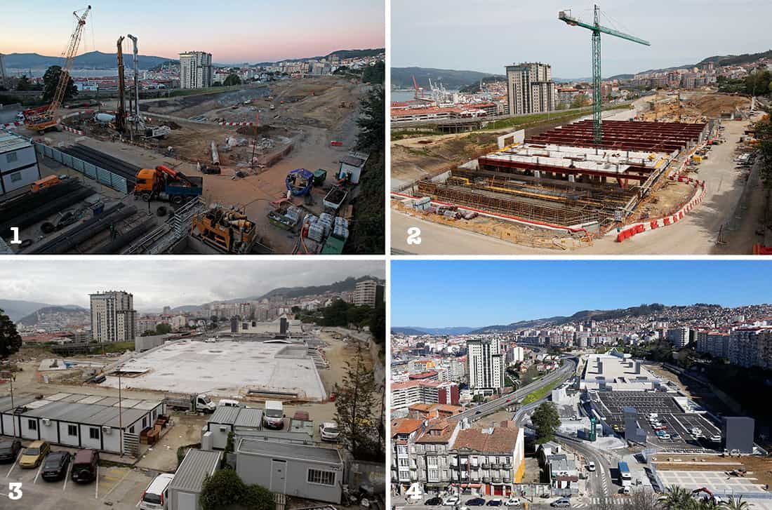 Viaje en tren a la estación de Vigo