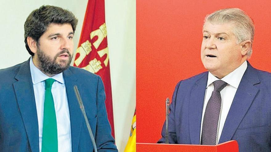 La crisis en el CNI enfrenta a Lopez Miras con la cúpula del PSRM-PSOE