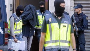 Imagen de archivo de un arresto en Alicante por difundir el ideario yihadista.