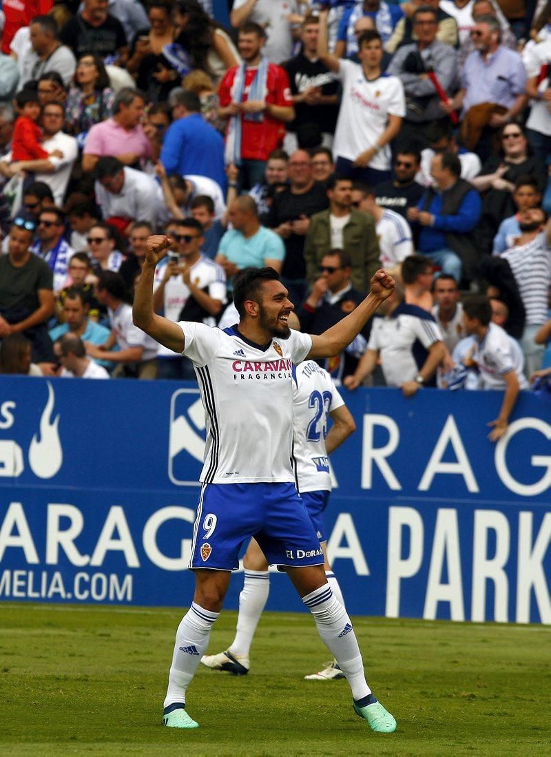 Sufrida victoria del Real Zaragoza contra el Sporting de Gijón