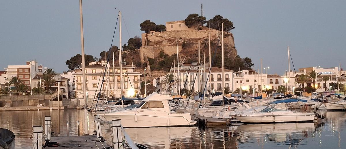 Imagen de la fachada marítima de Dénia