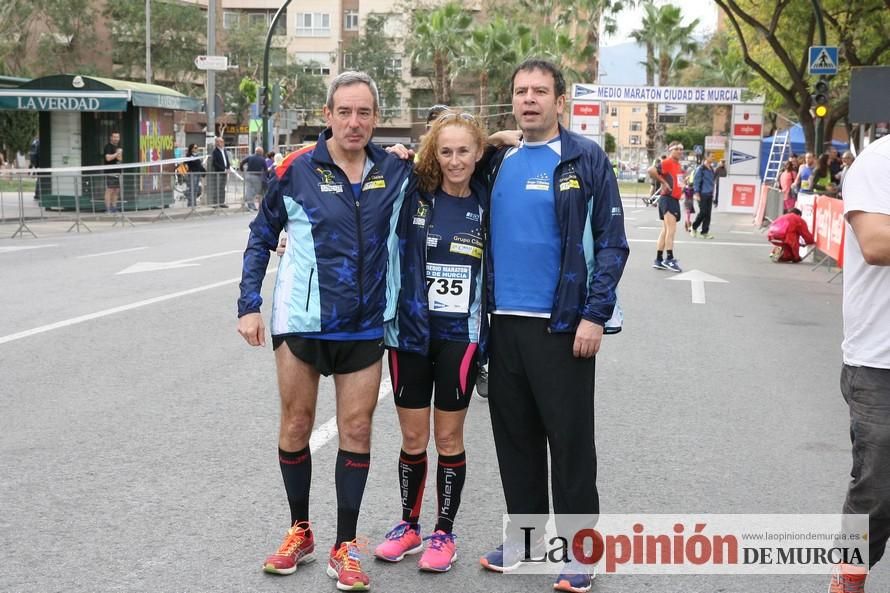 Media Maratón de Murcia: grupos y corredores