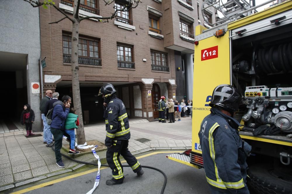 Incendio en Avilés