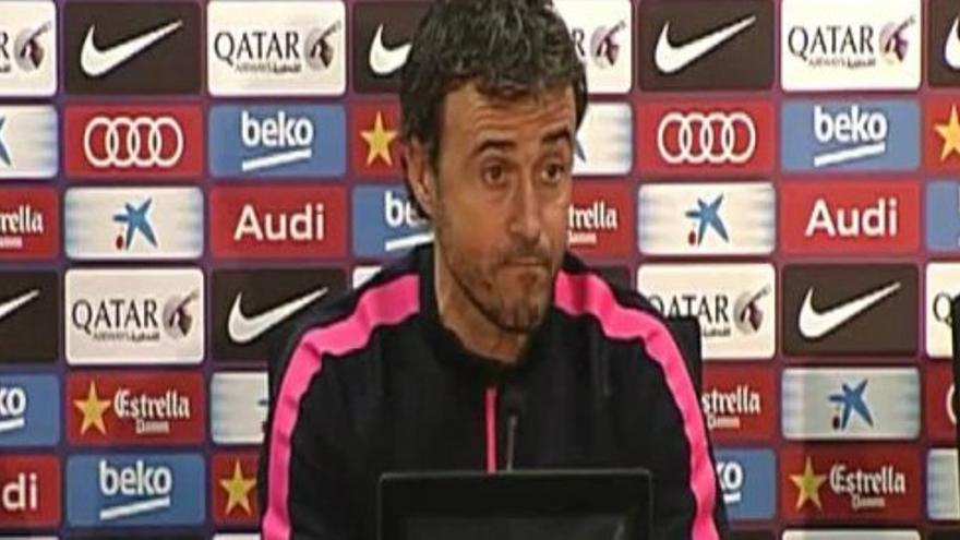 Luis Enrique cree que el Barça necesita intensidad contra el Atlético