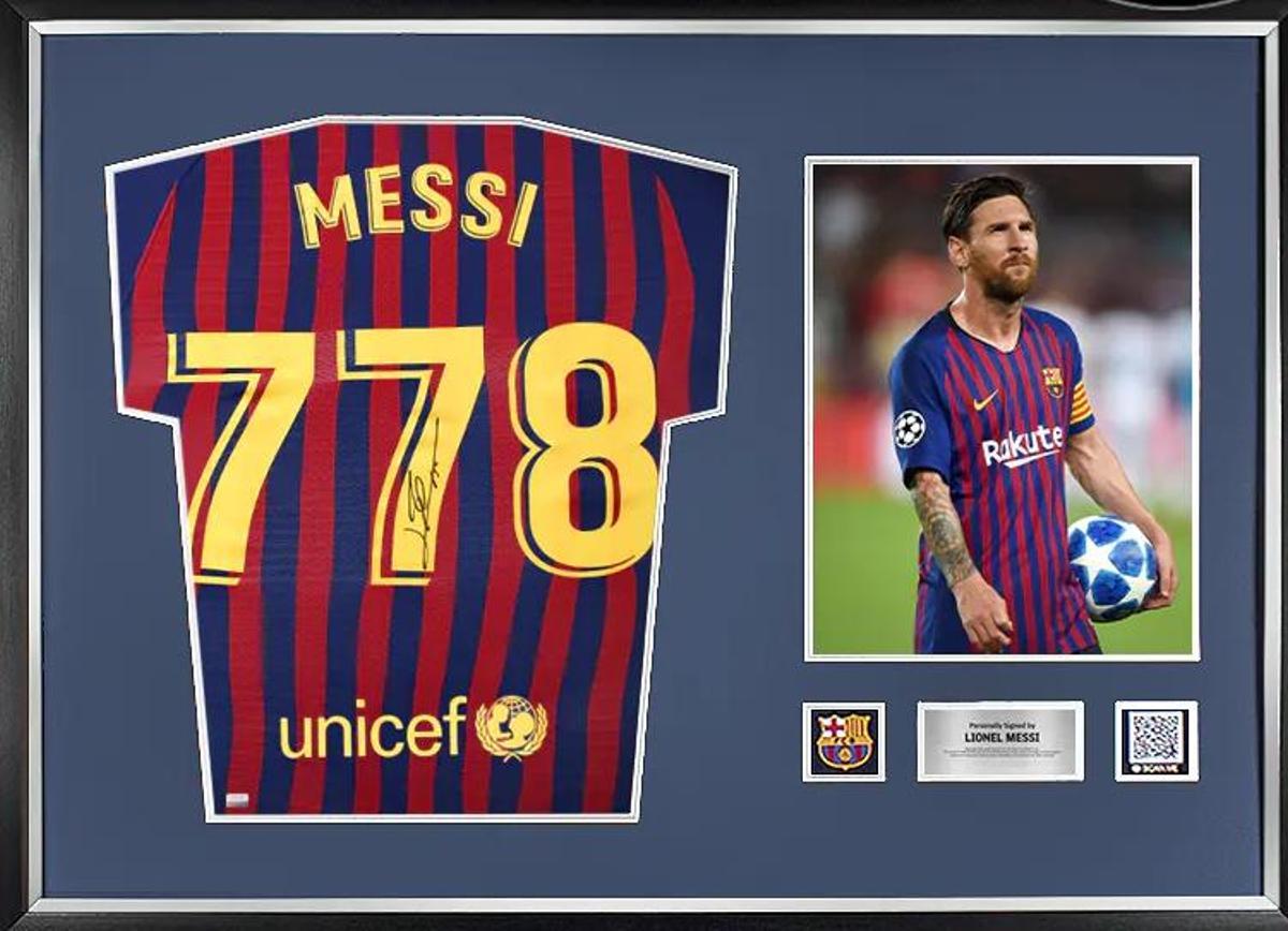 La camiseta '778' de Leo Messi