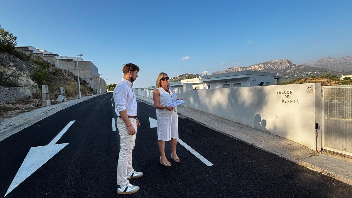 El concejal Álex Coca y la alcaldesa han visitado las obras