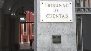 Una imagen de la entrada del Tribunal de Cuentas.