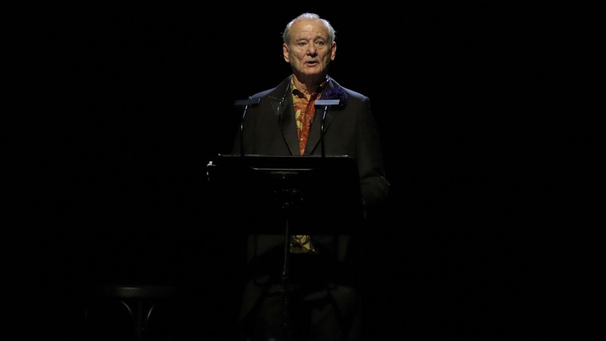 El actor y cómico Bill Murray en el espectáculo 'New Worlds' en el Liceu