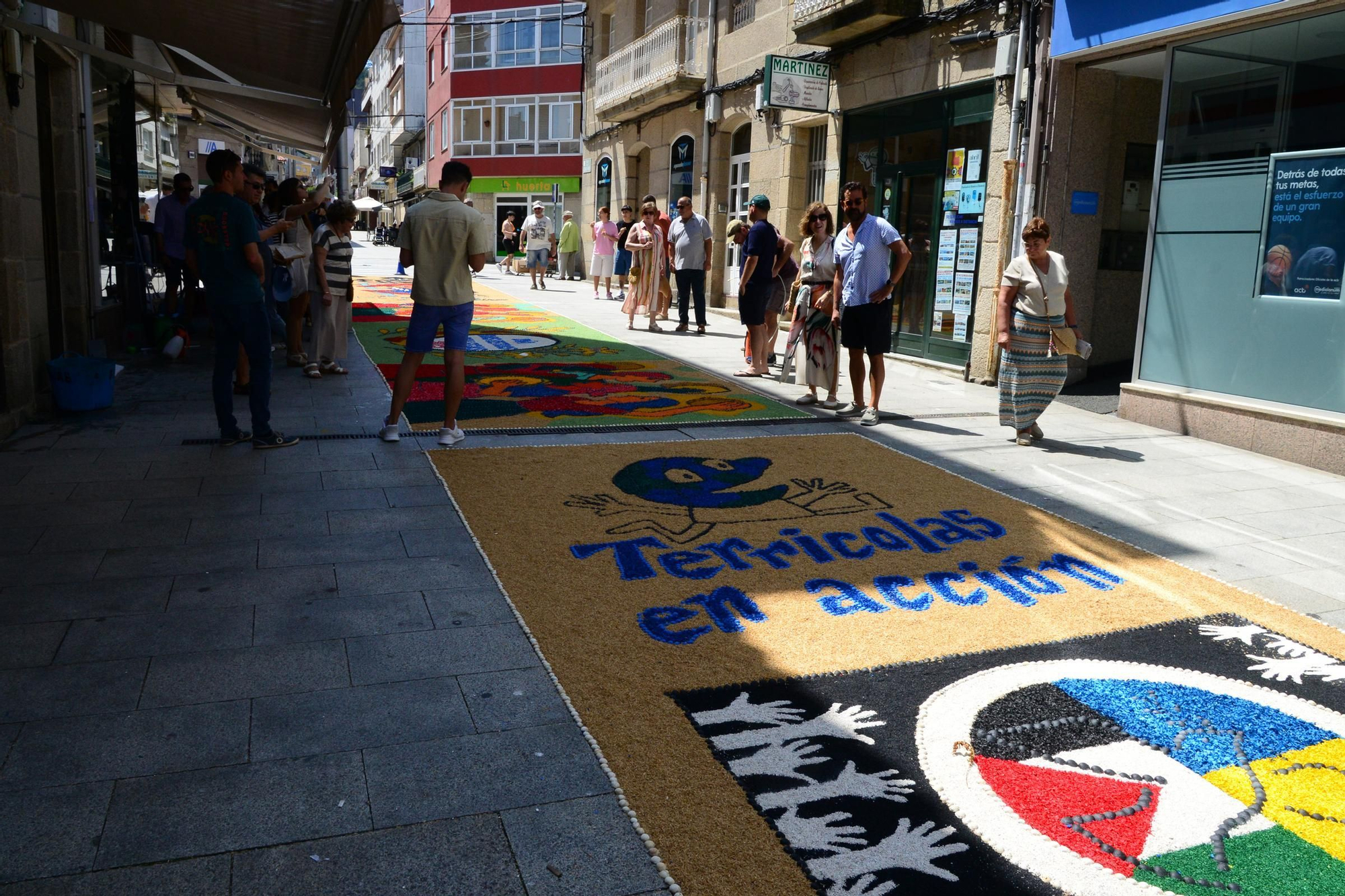 La fiesta de las alfombras florales del Corpus en Bueu (III)
