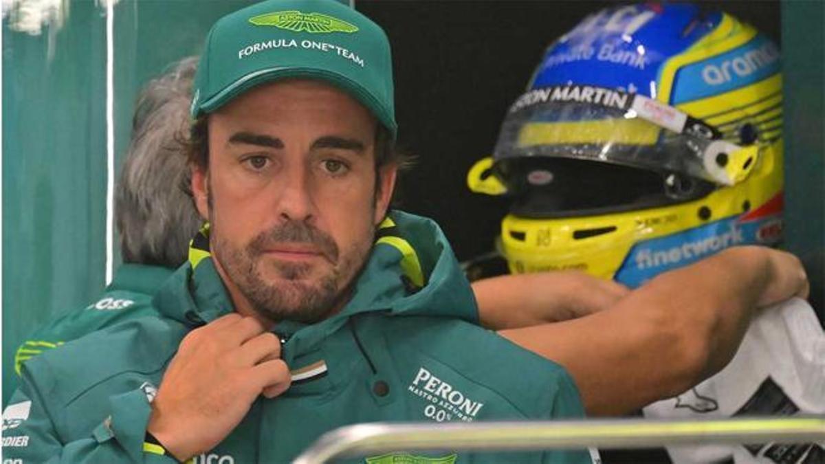 Alonso, decepcionado tras la clasificación en Silverstone.