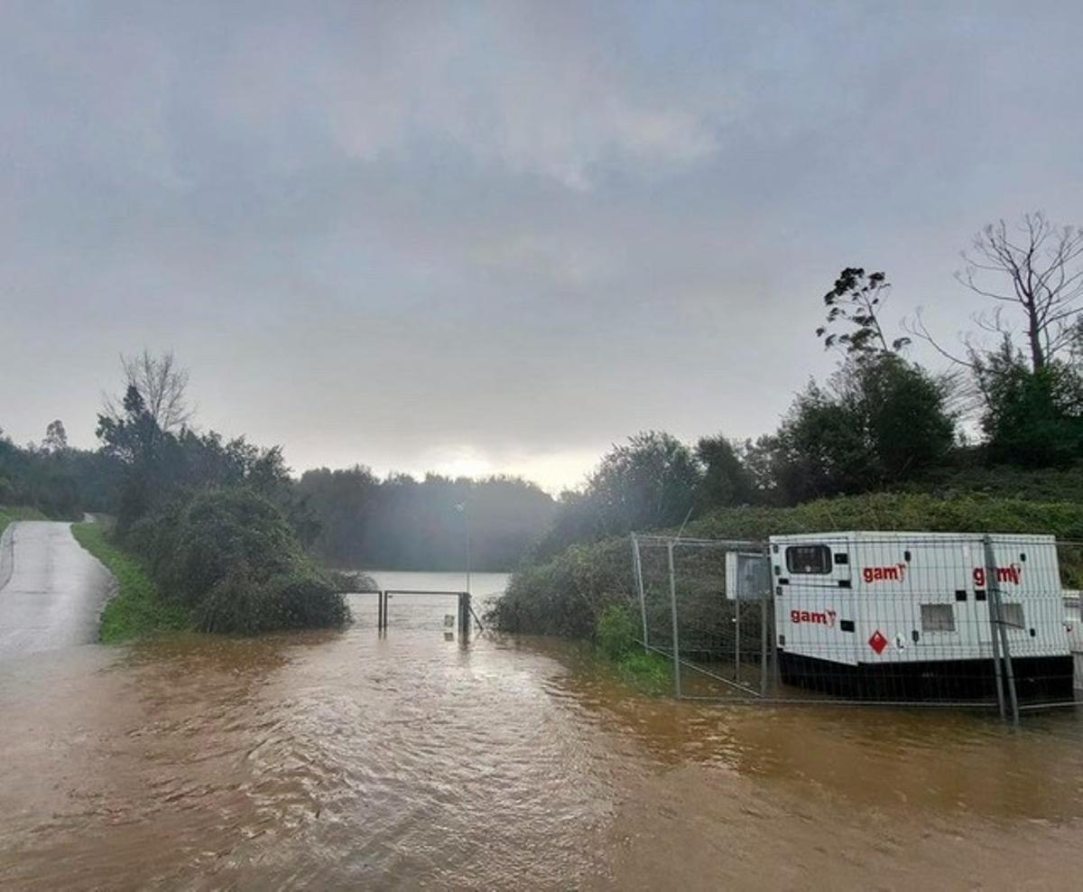 El río desbordado