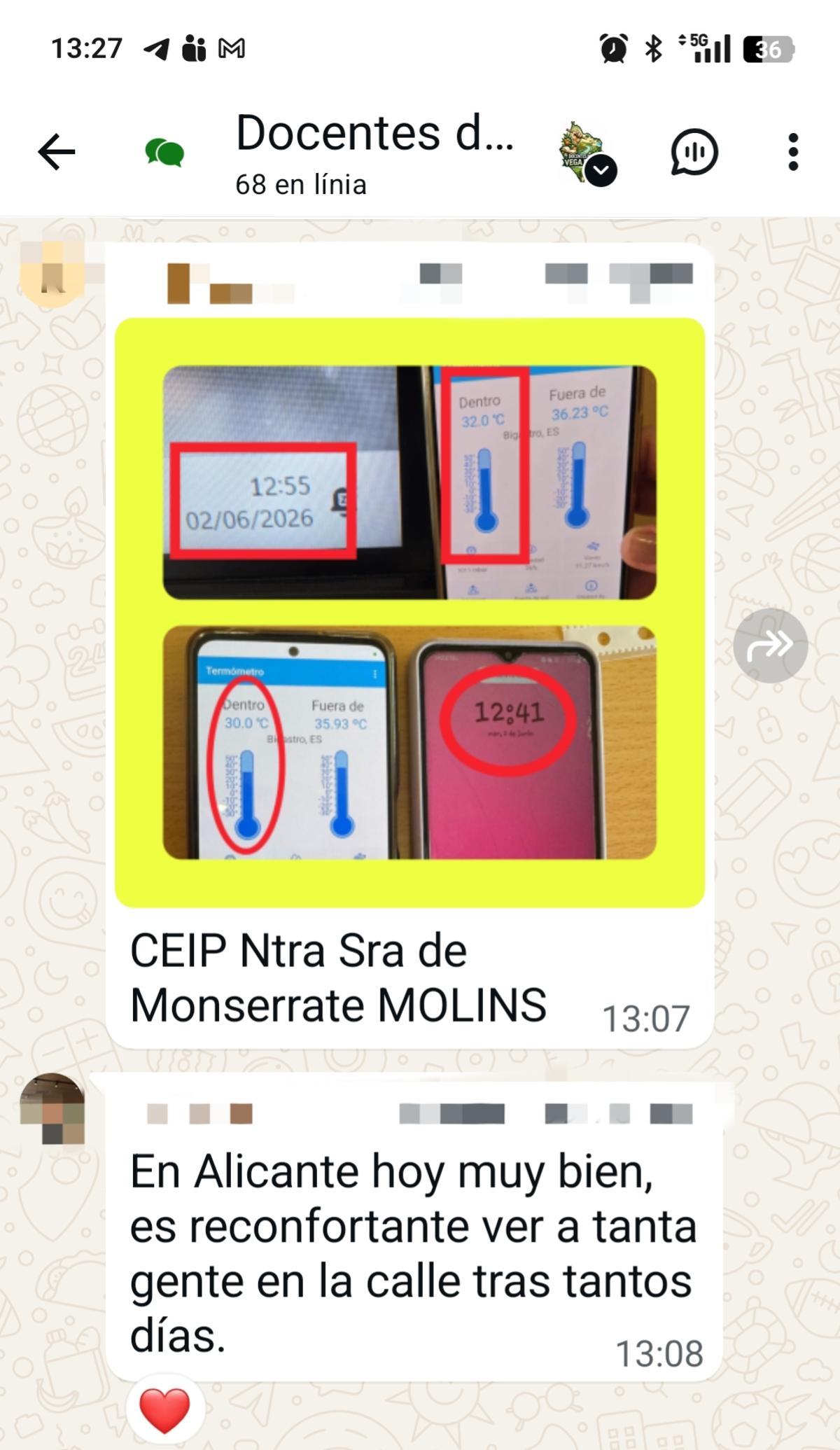 Alumnos y profesores cocidos en las aulas de la Vega Baja