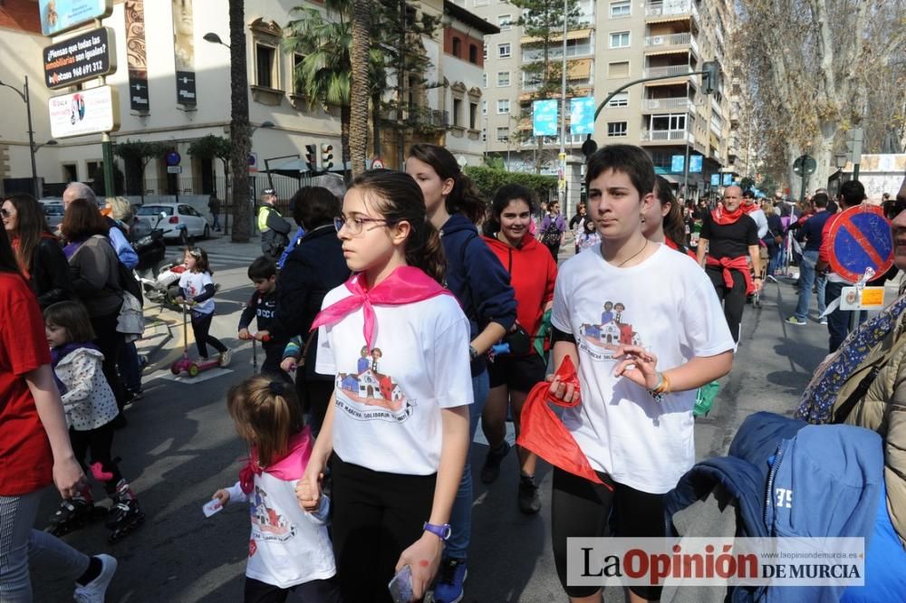 Marcha solidaria de Jesús-María por Haití