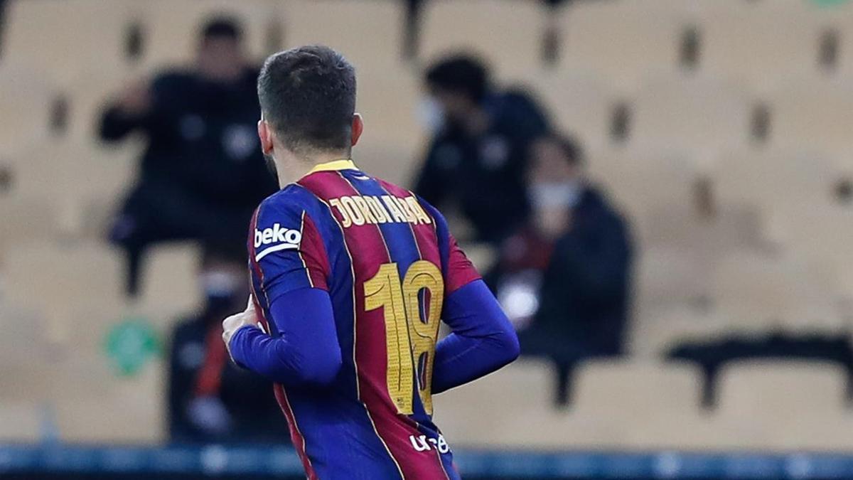 Jordi Alba, durante la final