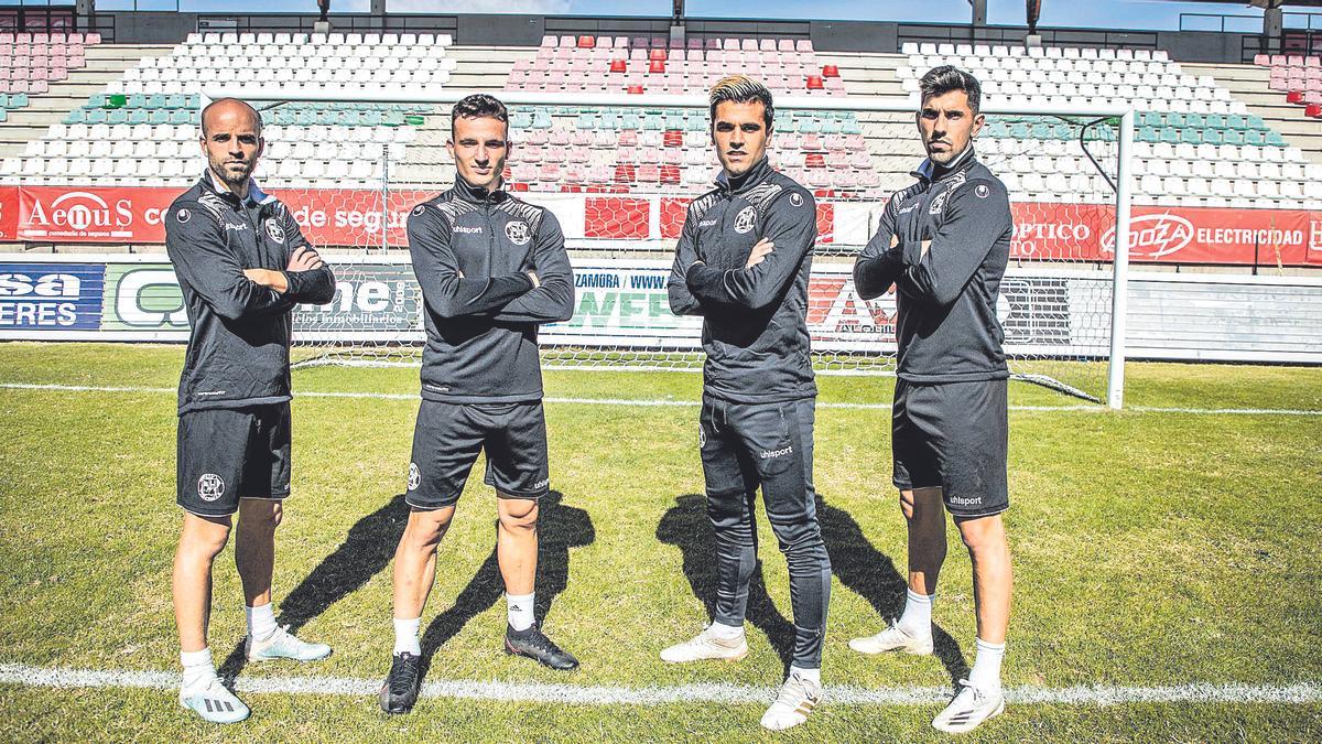 Sergio García, Zotes, Dani Hernández y Carlos Ramos, en el Ruta de la Plata. | N. R.