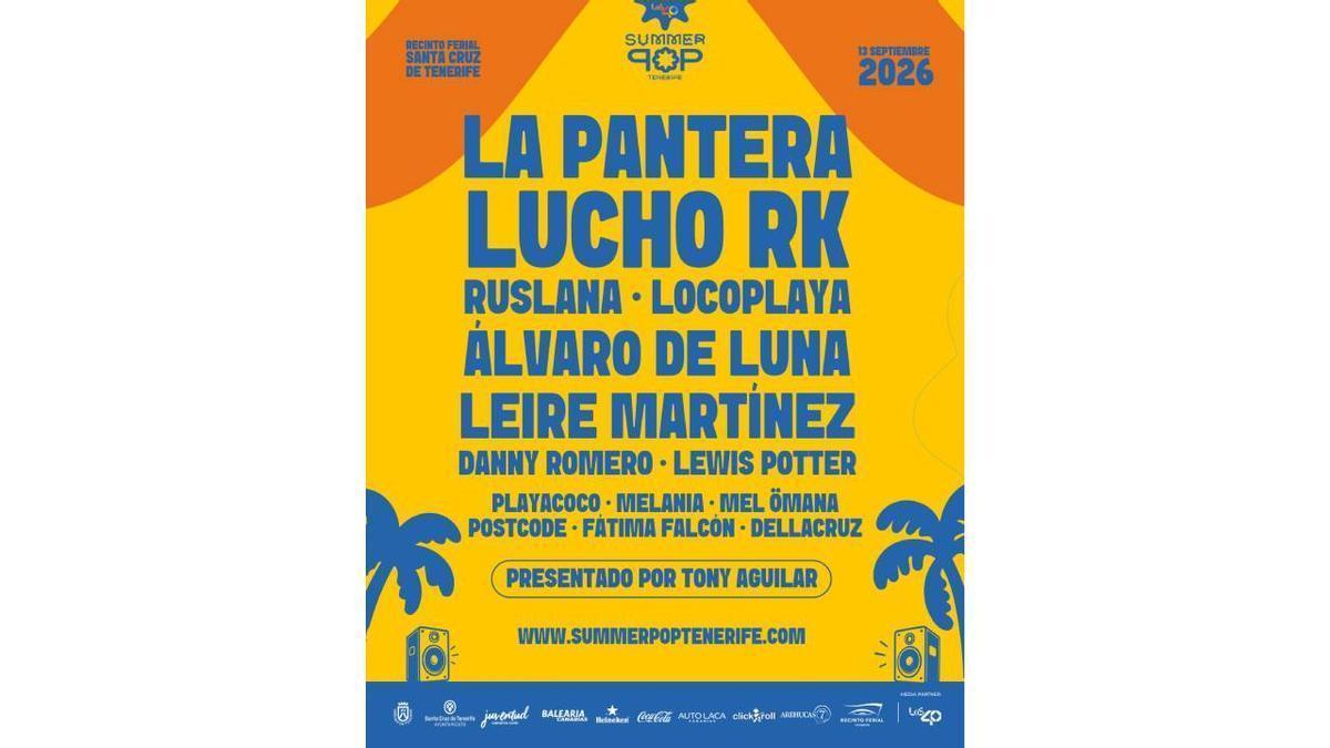 Summer Pop Tenerife 2026 afronta su recta final