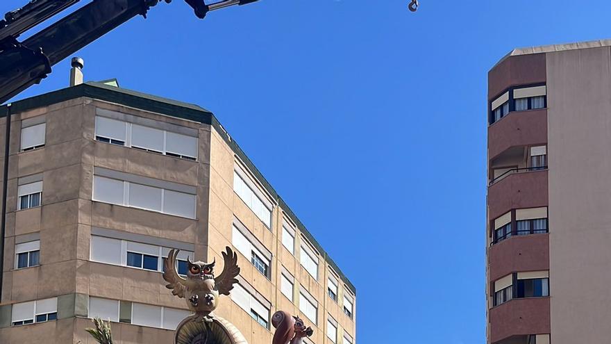 Así va la &quot;plantà&quot; de las fallas en Tavernes de la Valldigna