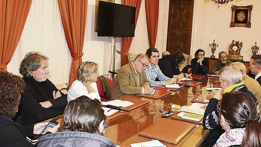 Reunión del Consejo Sectorial de Urbanismo en el Ayuntamiento de Zamora.