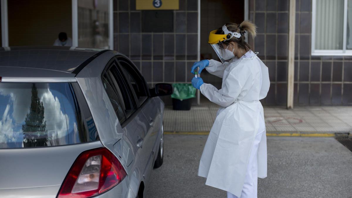 Pruebas de cribado en el Complexo Hospitalario de Ourense. // Brais Lorenzo