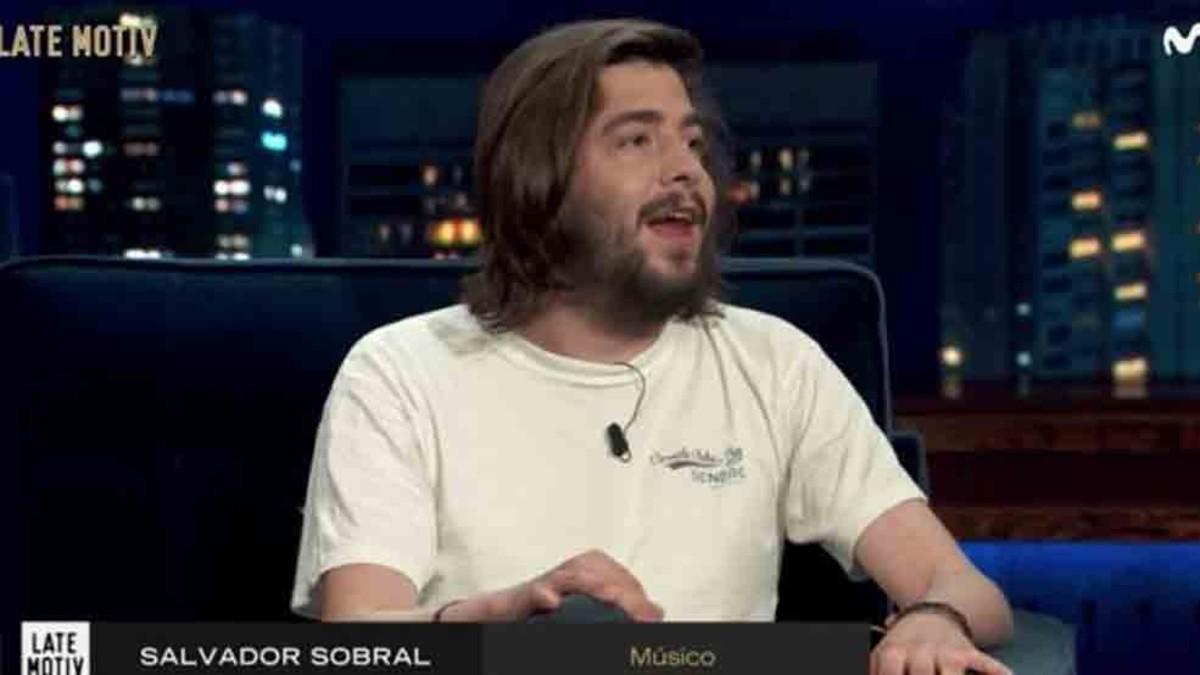 Salvador Sobral, en el programa 'Late Motiv'